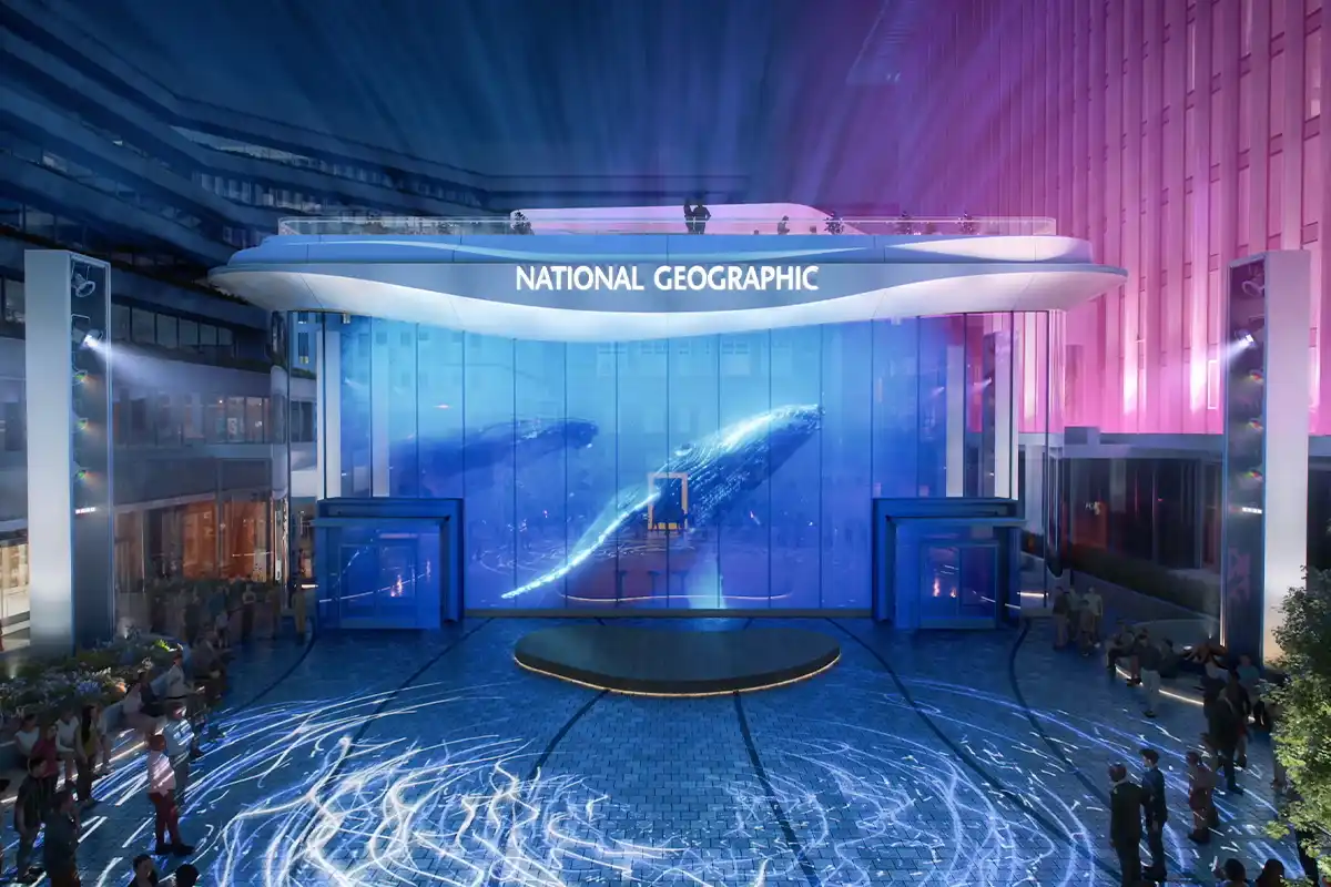 nat geo courtyard immersive experience