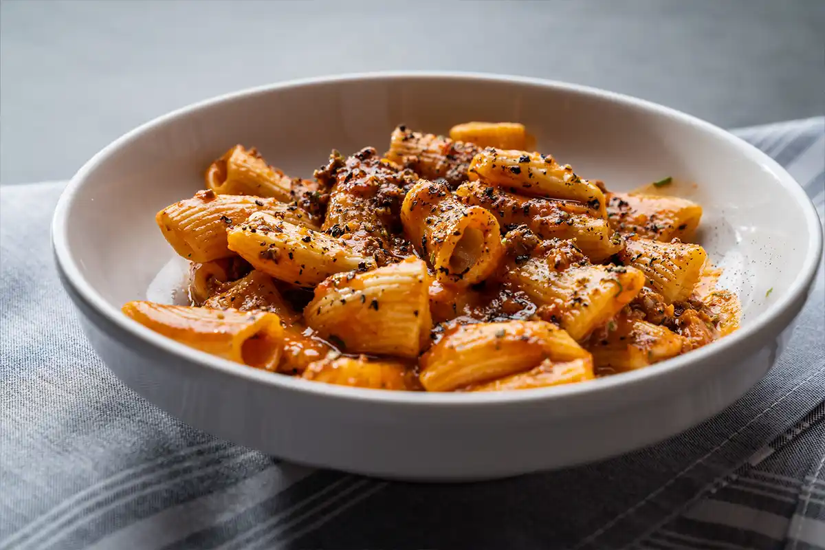 pasta dish from thompson italian