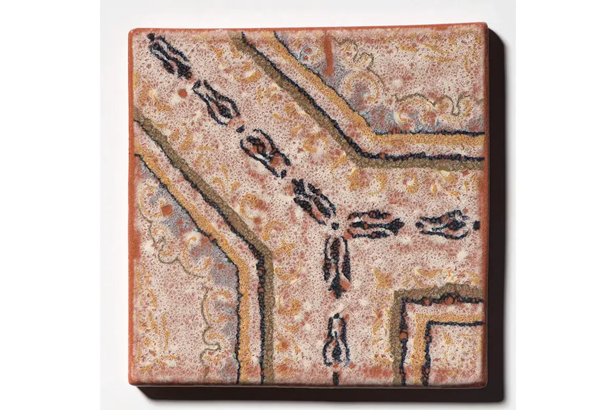 Patterned tile made in Turkey