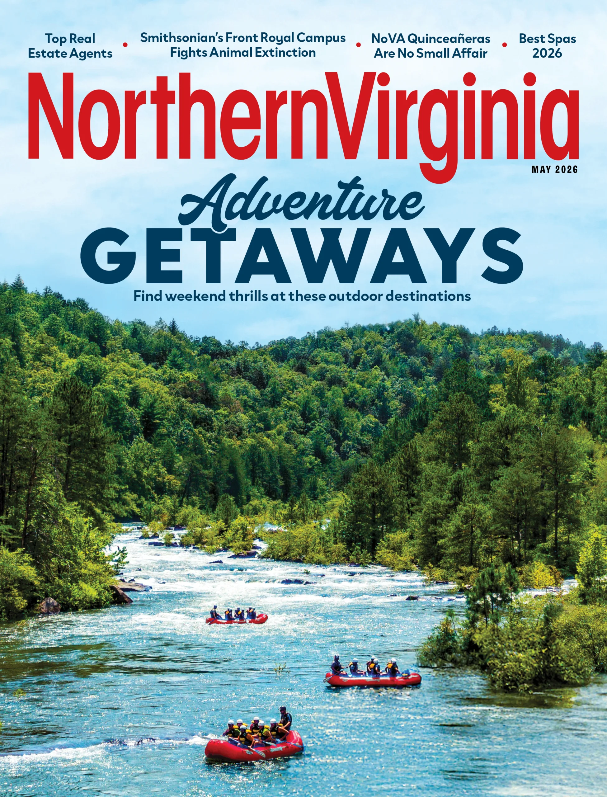 May 2026 adventure getaways cover