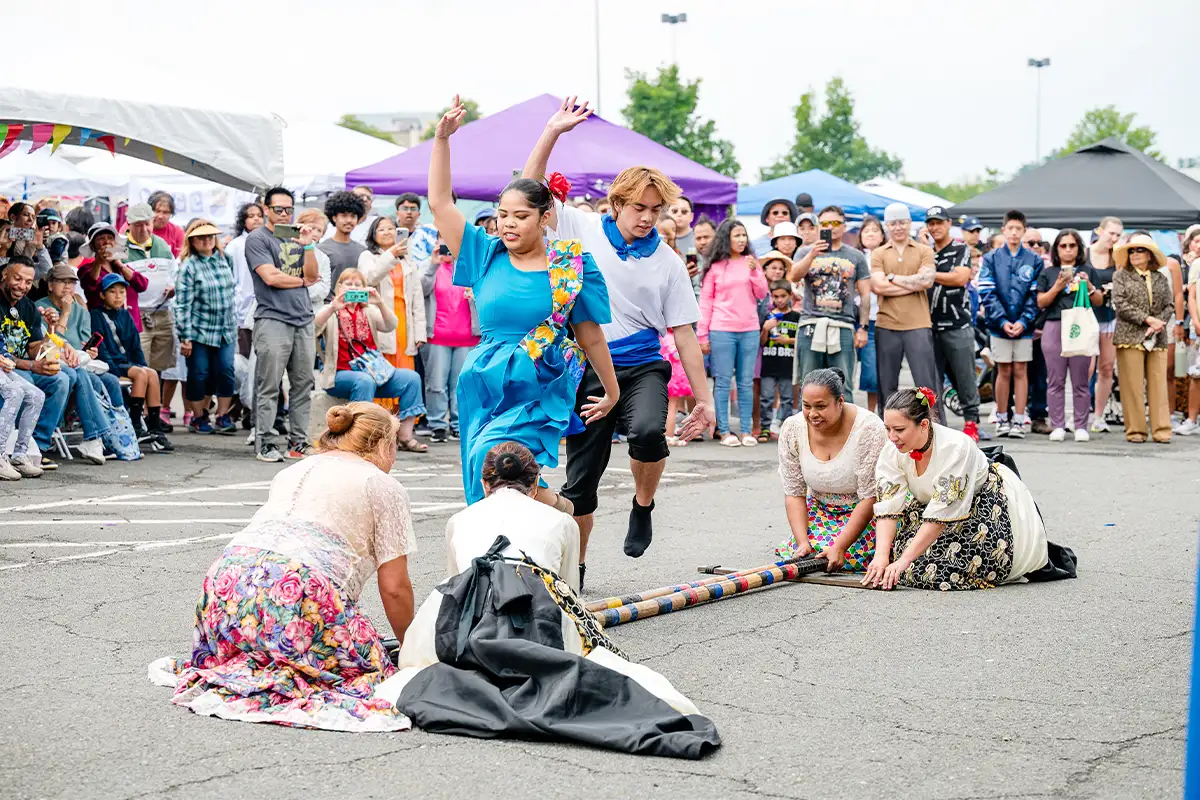 Dancers perform at the Fil-Am Spring Fest in Fairfax