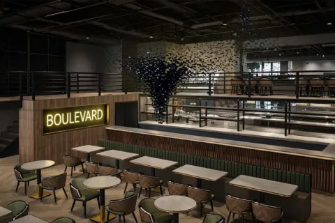 Rendering of the interior of Boulevard in Arlington