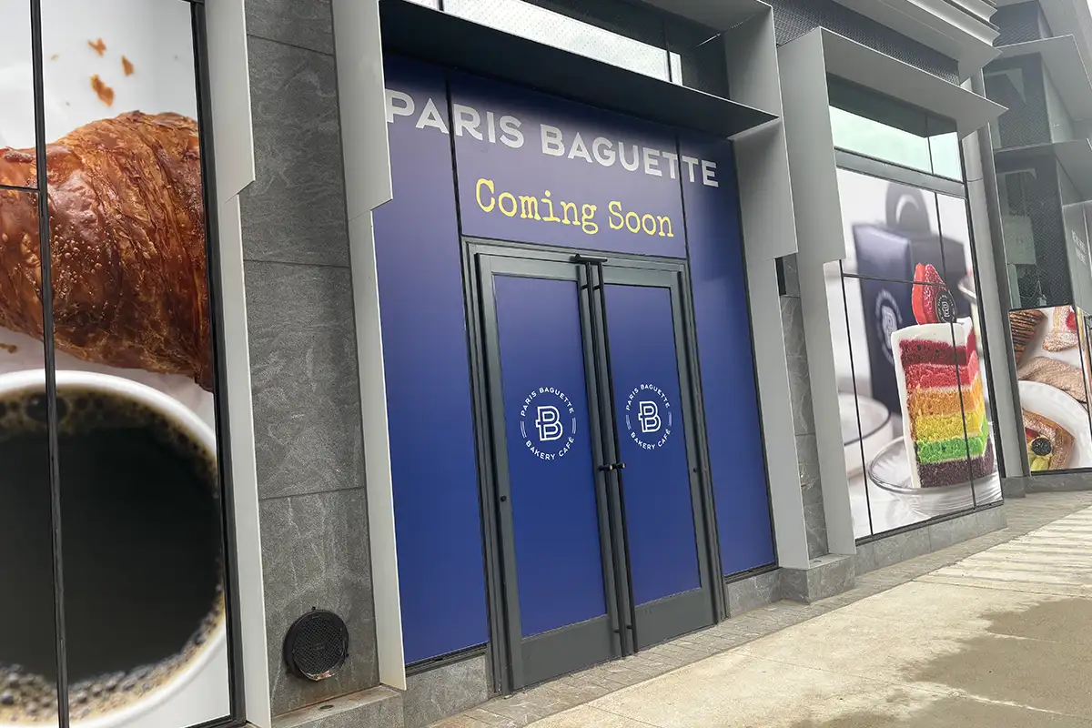 Paris Baguette storefront at National Landing
