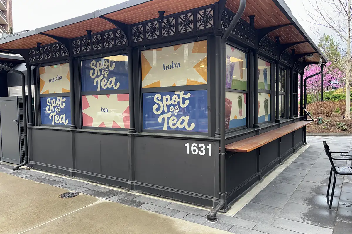 Spot of Tea storefront at National Landing