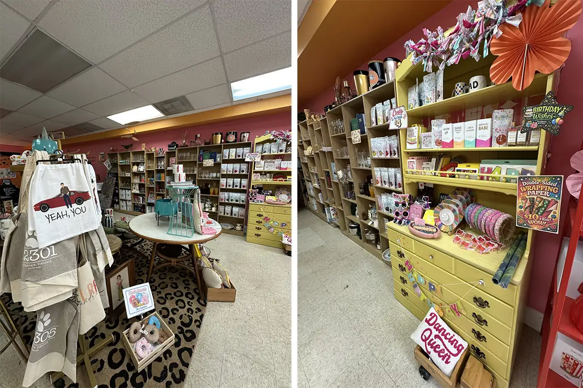 Interior of Stardust Vintage & Gift