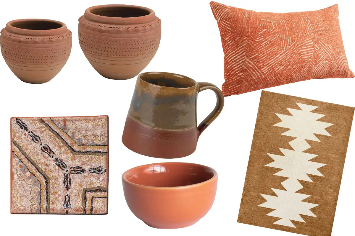 Terracotta home design finds