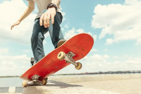 Skateboarding