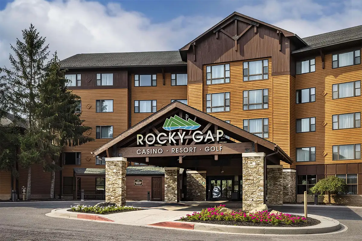 Exterior of Rocky Gap Casino, Resort & Golf