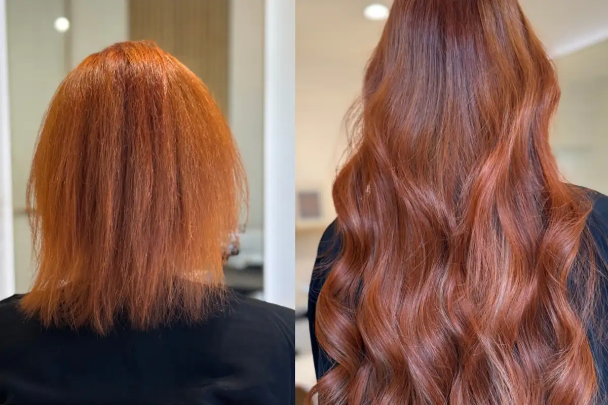Before and after extension services at Bella Li Studio