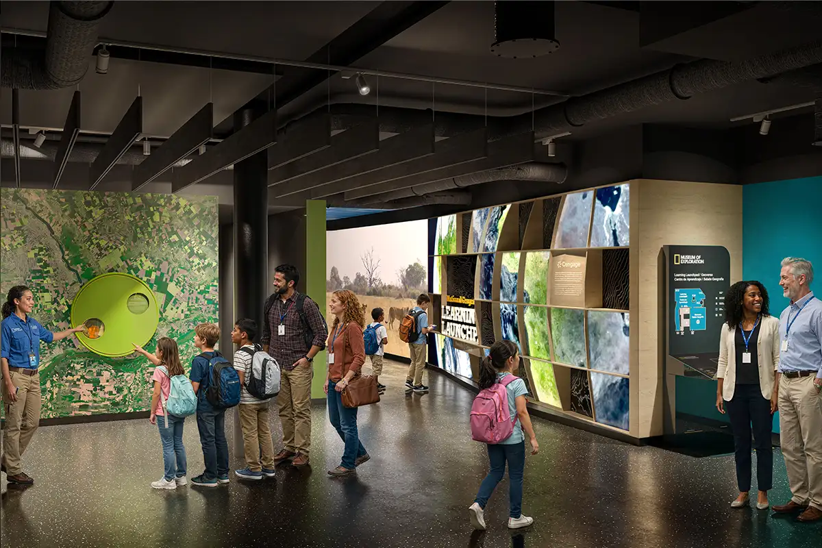 Rendering of National Geographic Museum of Exploration