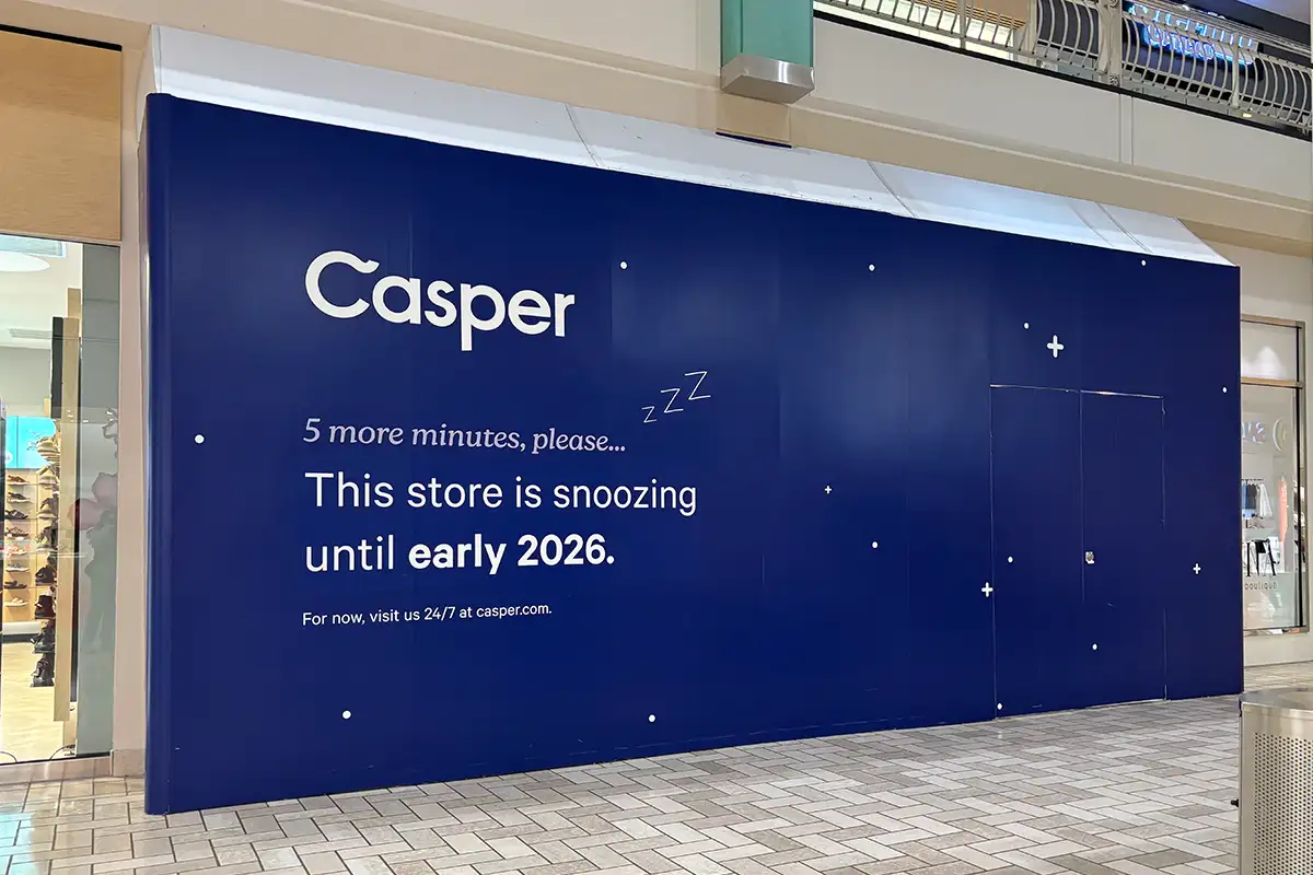 Casper storefront at Tysons Corner Center