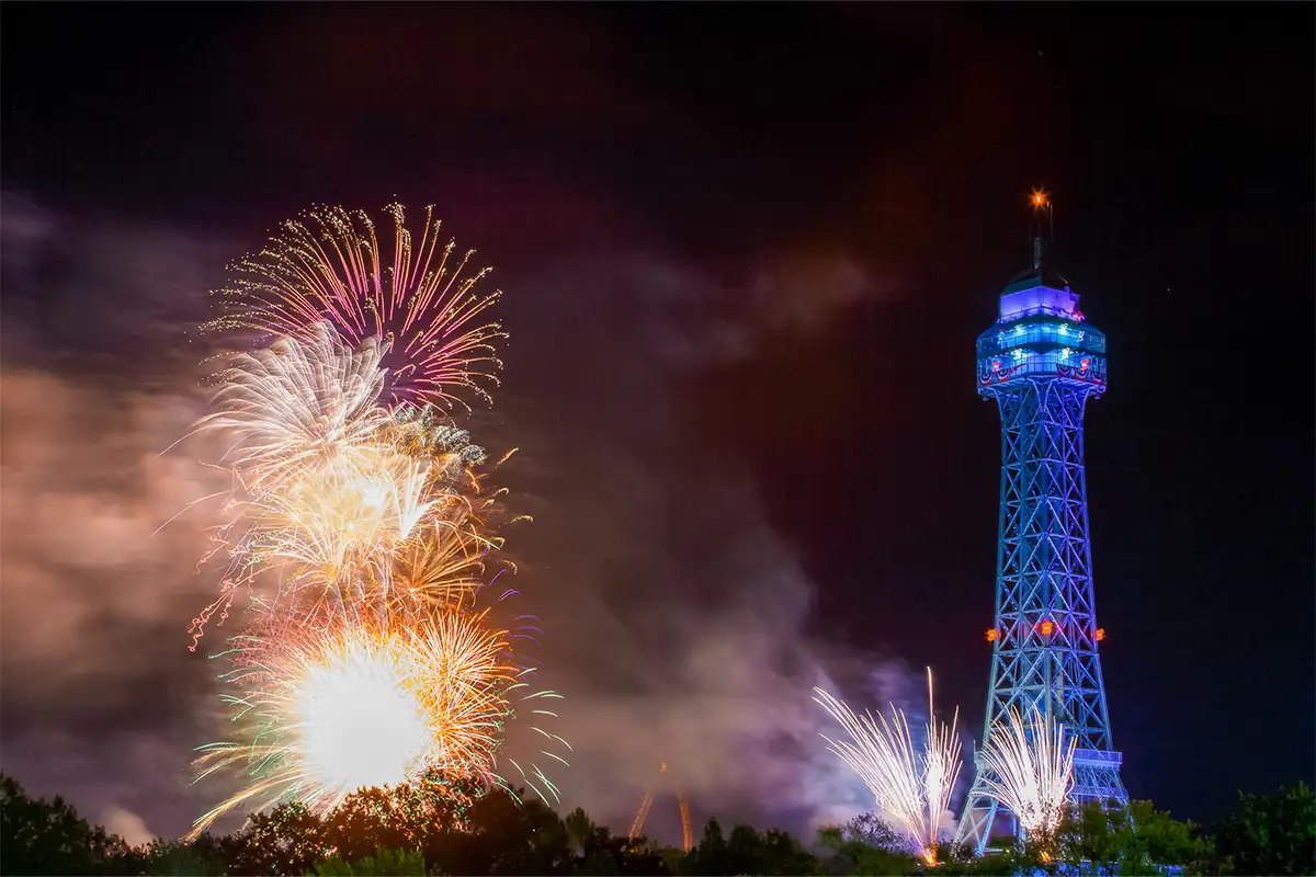 fireworks at Kings Dominion