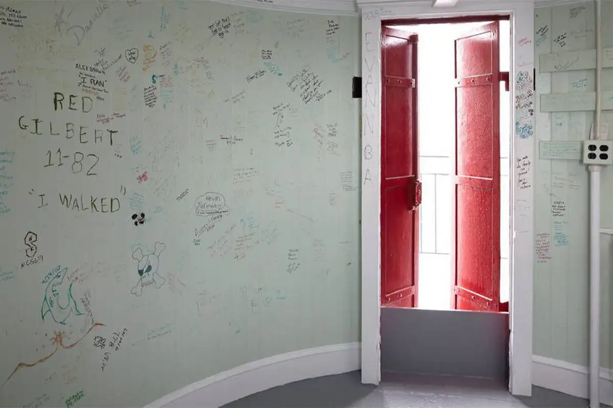 The Watch Room has over 2,000 signatures from past visitors adorning the walls.
