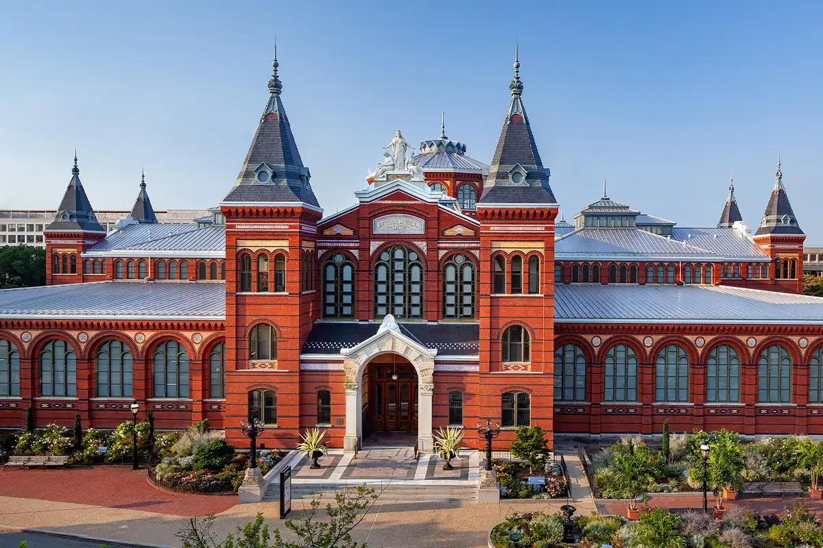 exterior of Smithsonian Art and Industries building