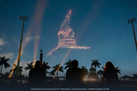 harry potter sorting hat at DroneArt Show: Harry Potter