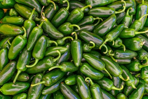 pile of jalapeños