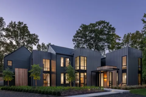 After photo, exterior of Alexandria home