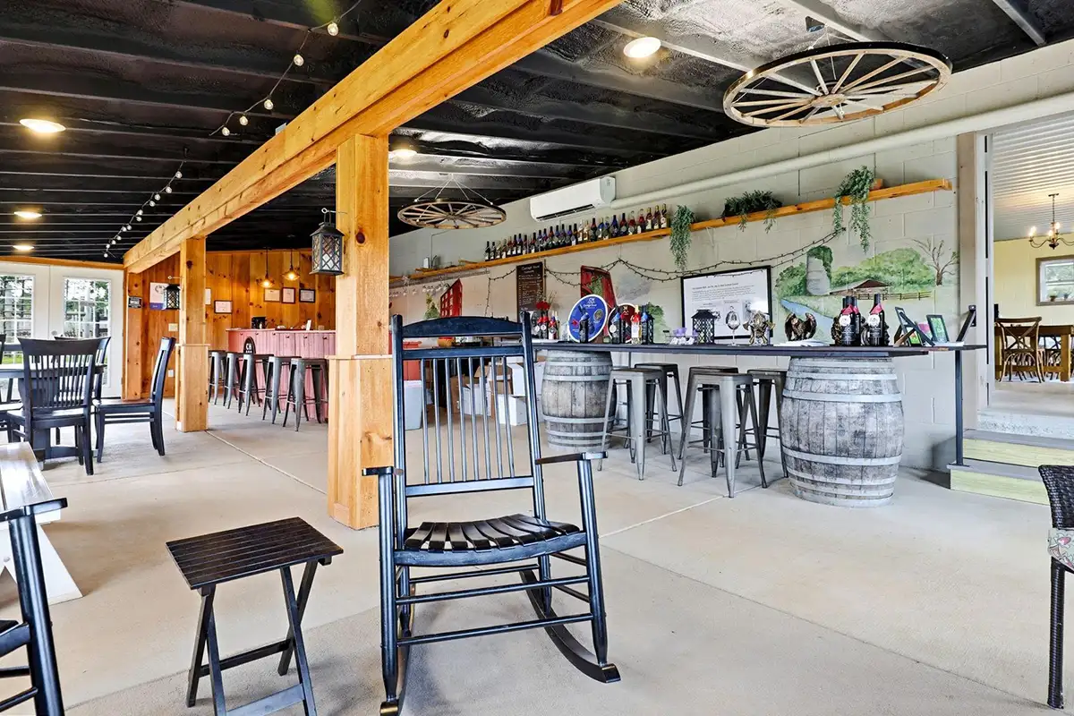 Interior of Carriage House Wineworks