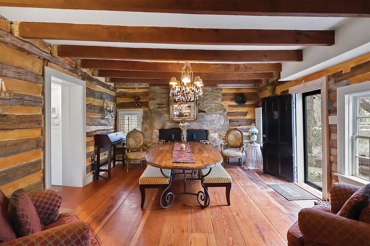 Interior of historic home