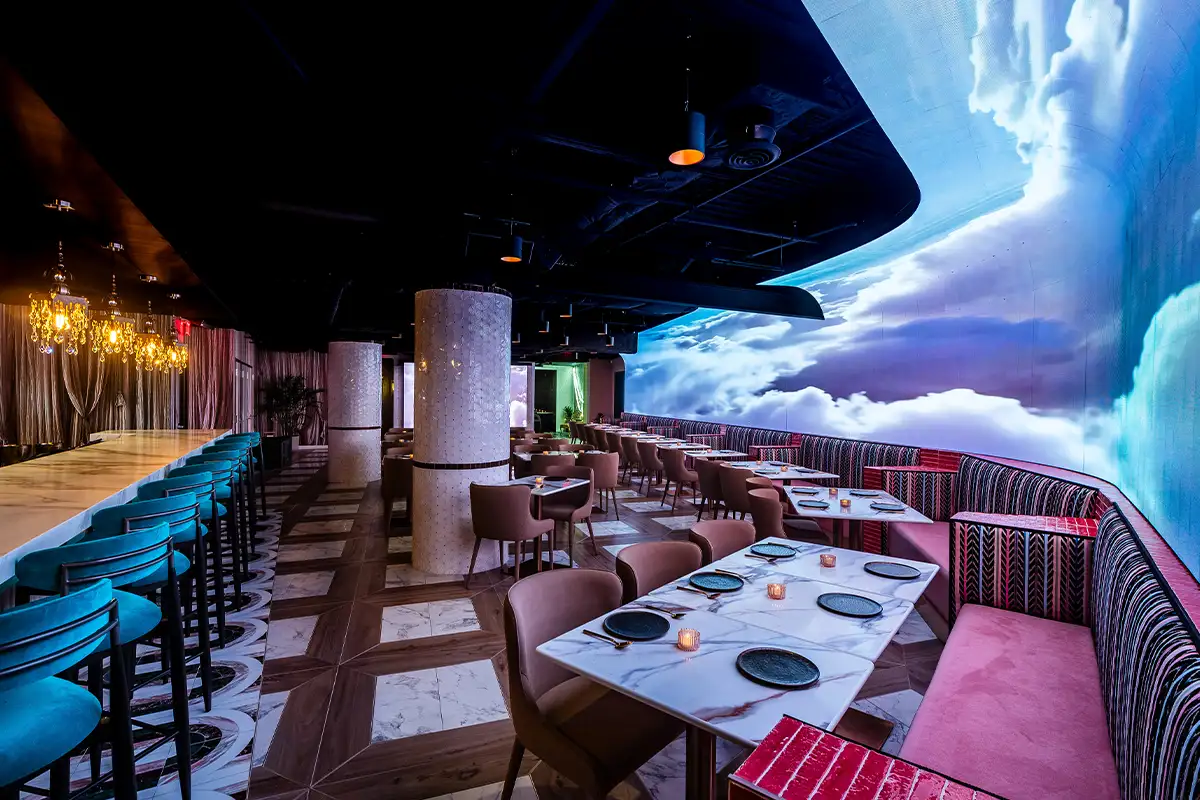 interior of Cielo Club