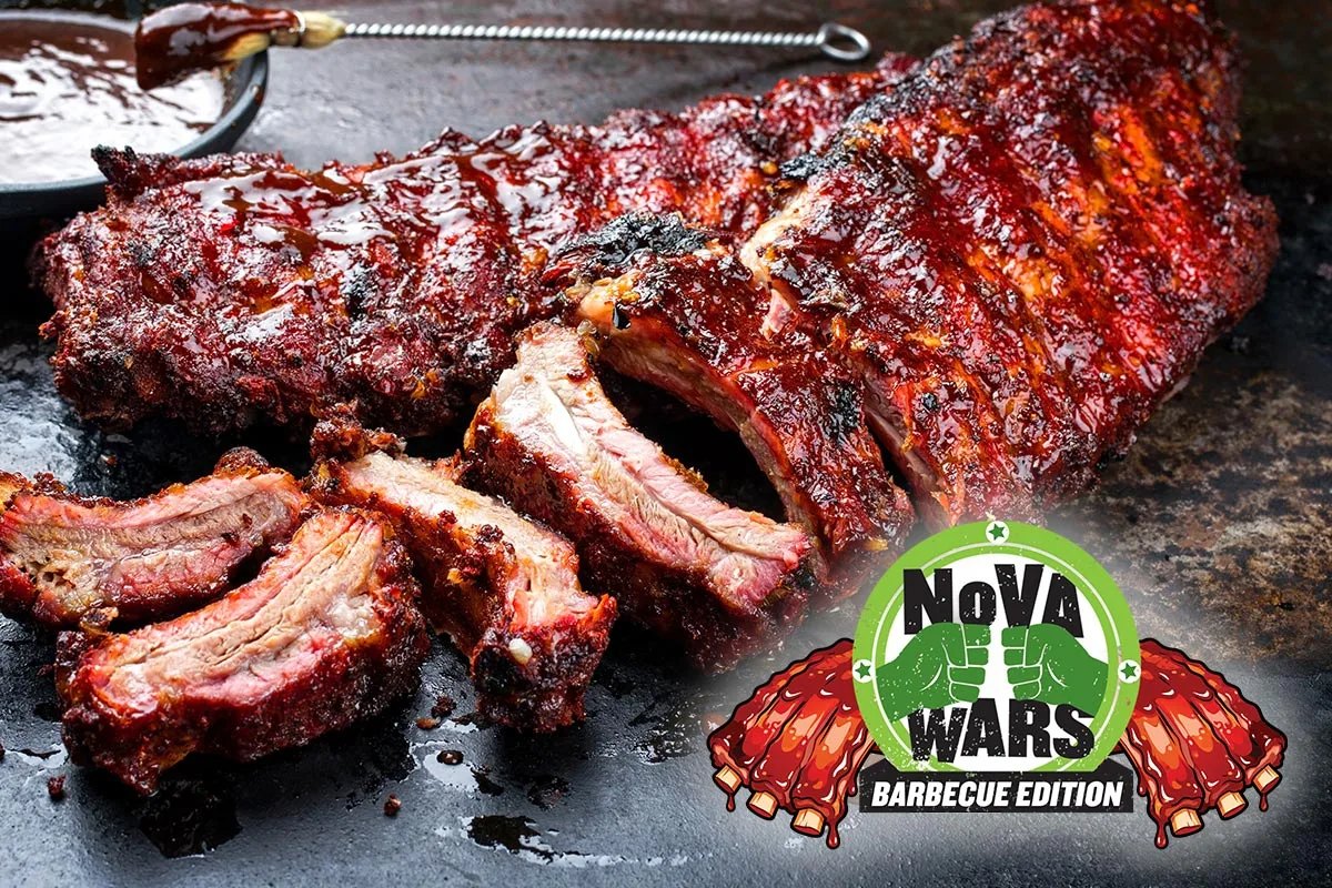 rack of barbecue ribs