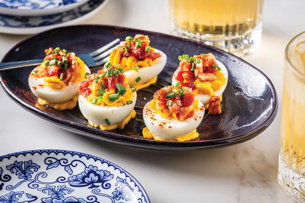 Deviled eggs at The Black Sheep