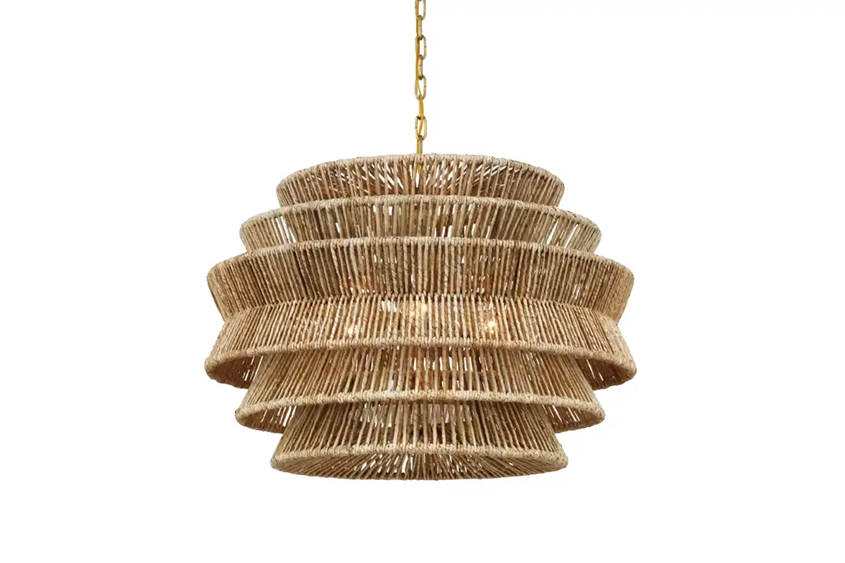 Wicker lamp