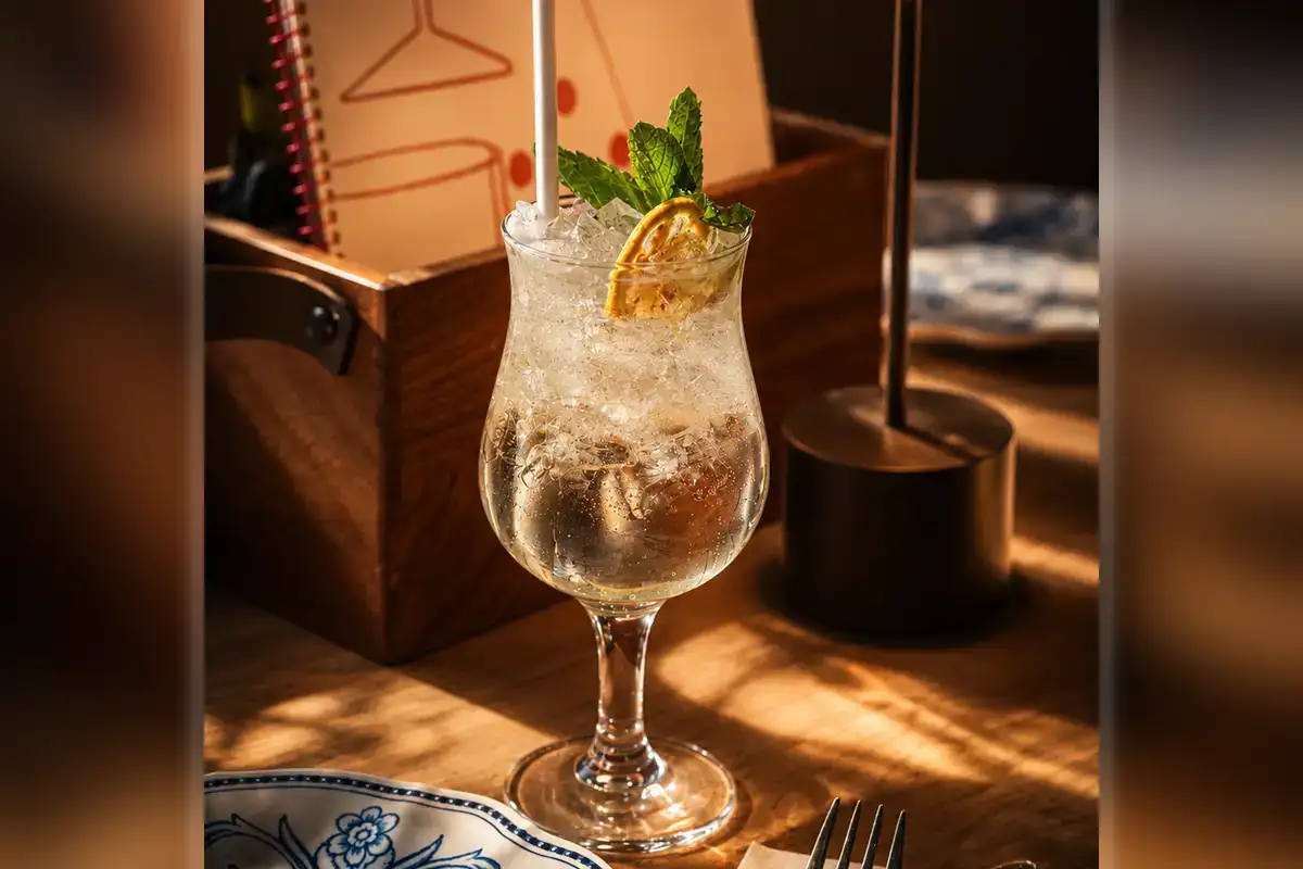 A Hugo Spritz at Stellina