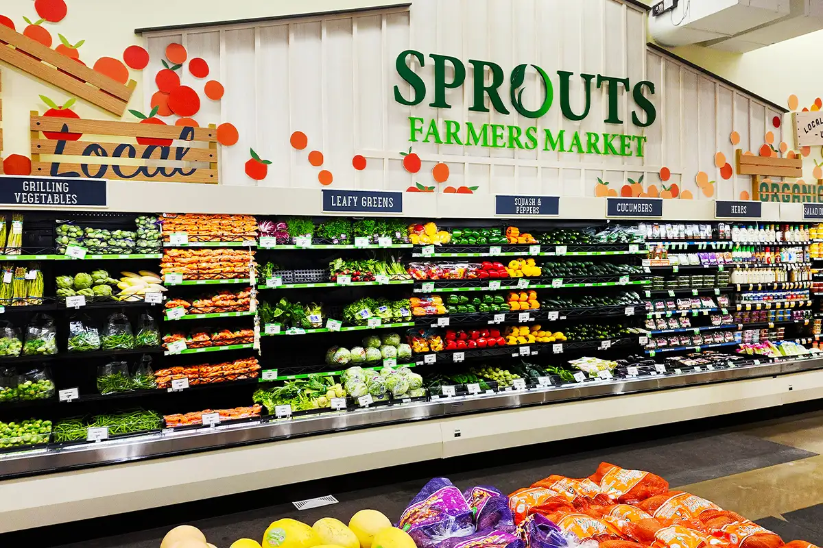 the produce section of a Sprouts Farmers Market