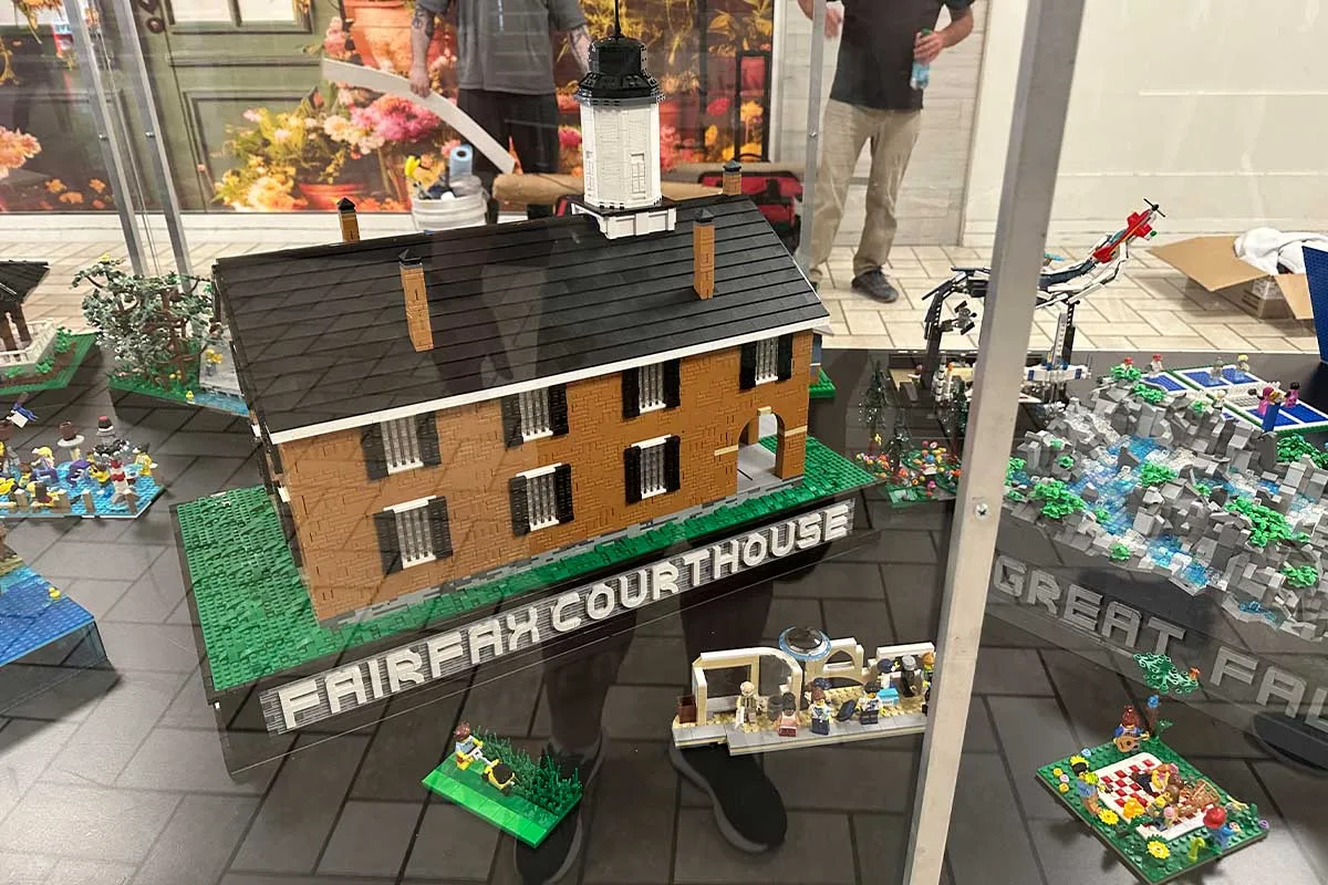 historic fairfax courthouse built with legos