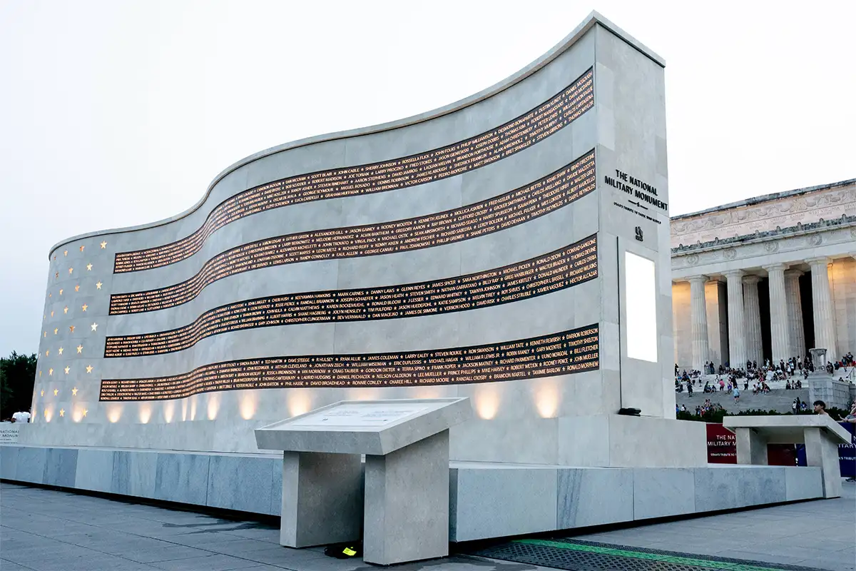 The National Military Monument at the National Mall 