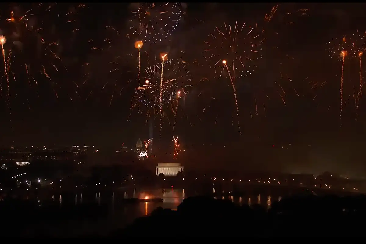 Fireworks over DC