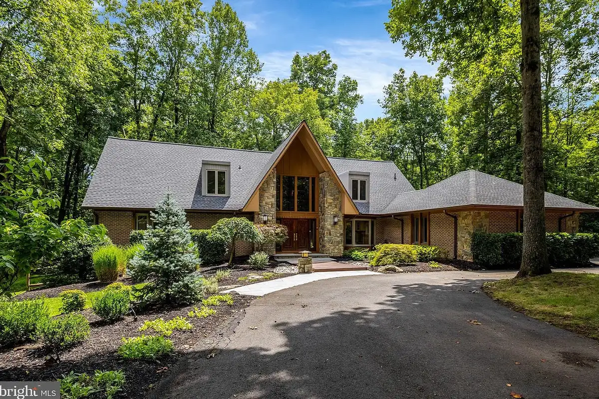 Exterior of home on Lawyers Road in Reston