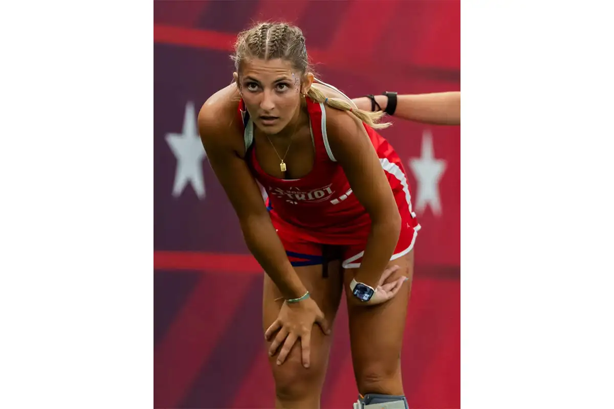 Sterling teen Reagan Bischoff at the 2026 Patriot Games