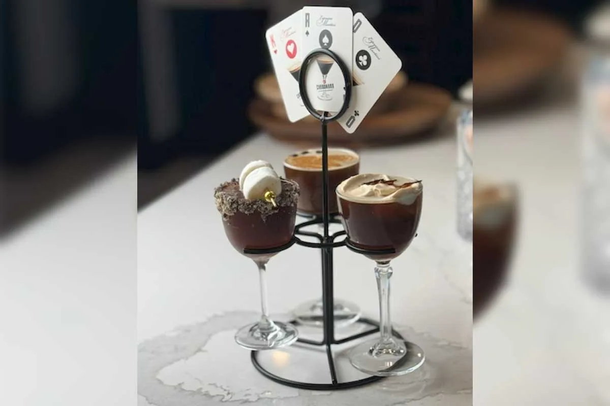 espresso martini flight at carbonara