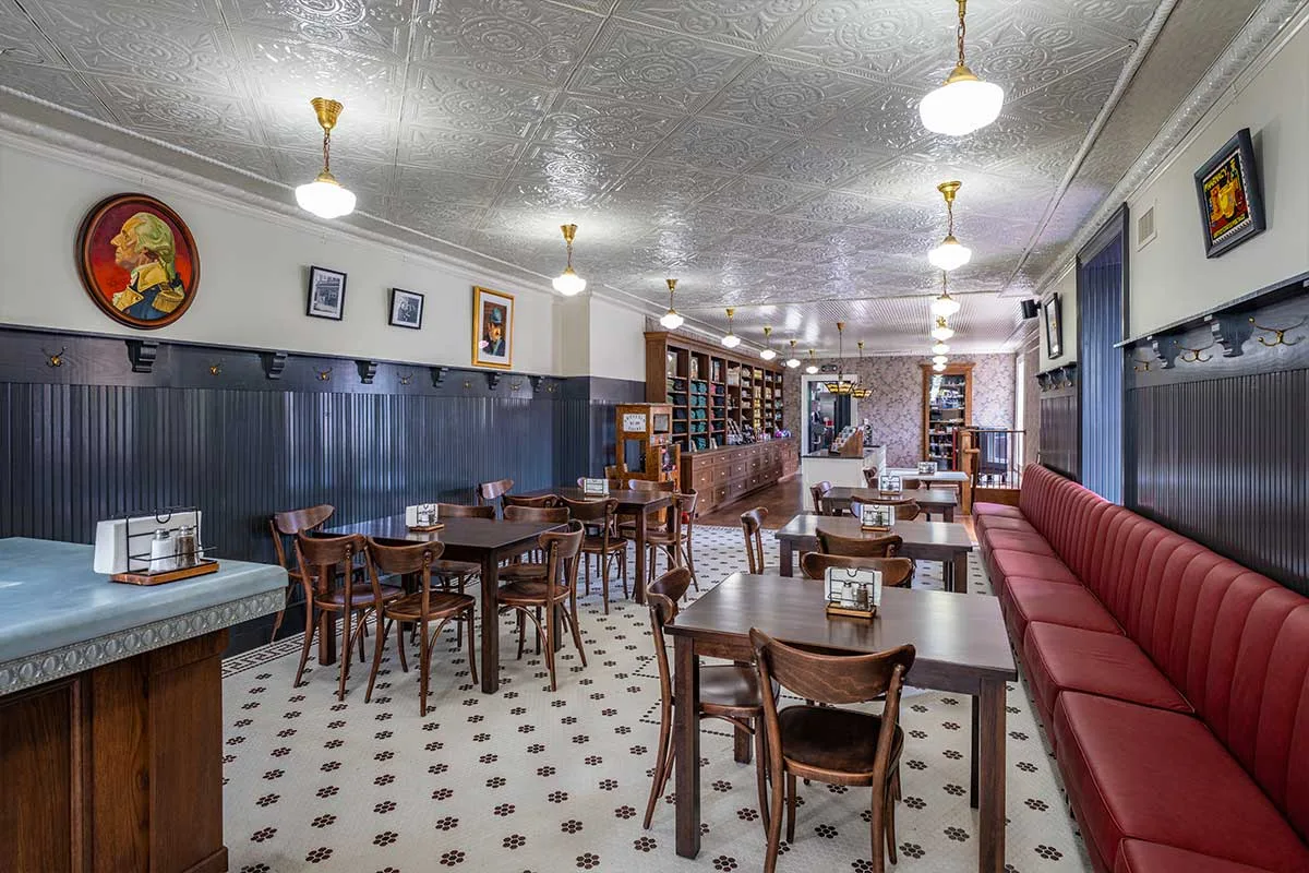 goolrick's dining area