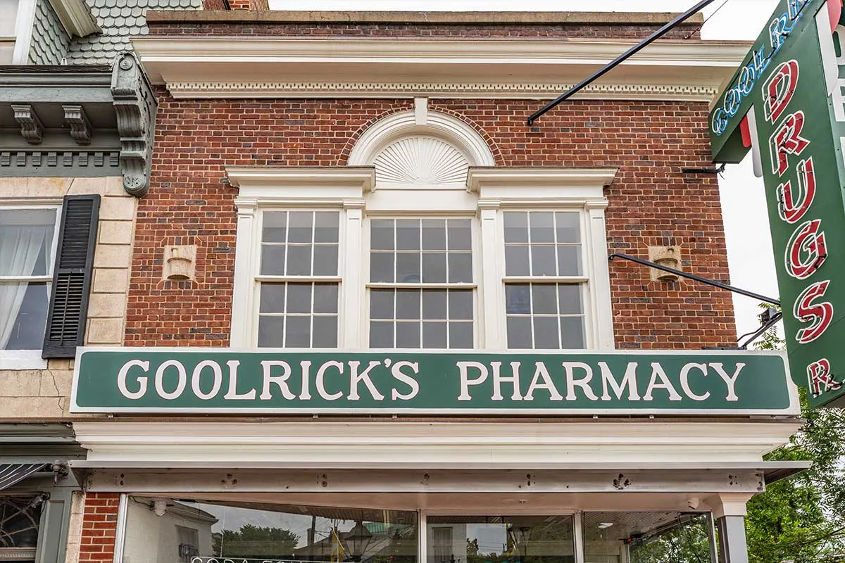 goolrick's pharmacy sign