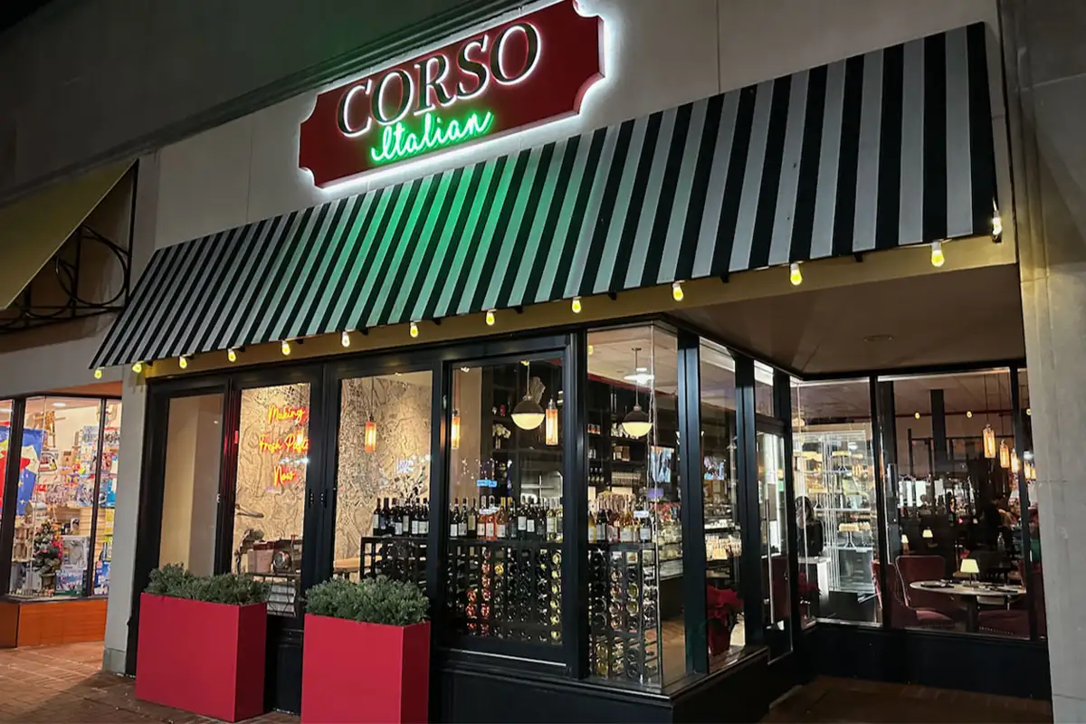 corso italian exterior