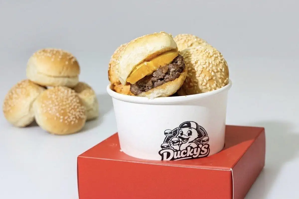 Mini burgers from Ducky's food truck in Falls Church