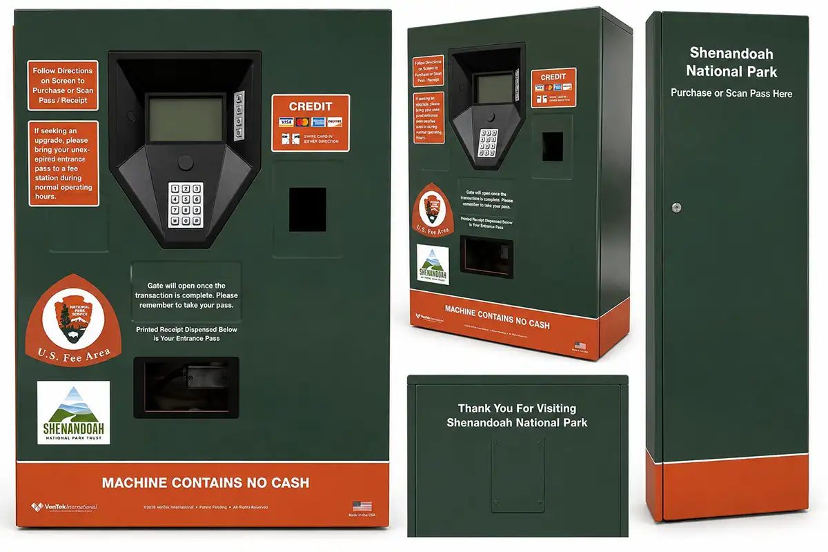 Facebook post image of how Automated Entry Stations will look