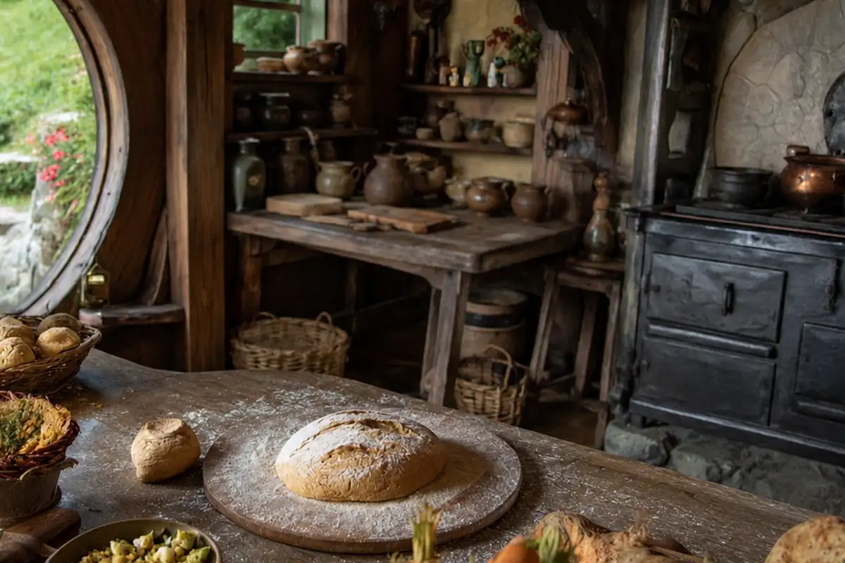a kitchen in a house at The Faireborough at Shiney Rock