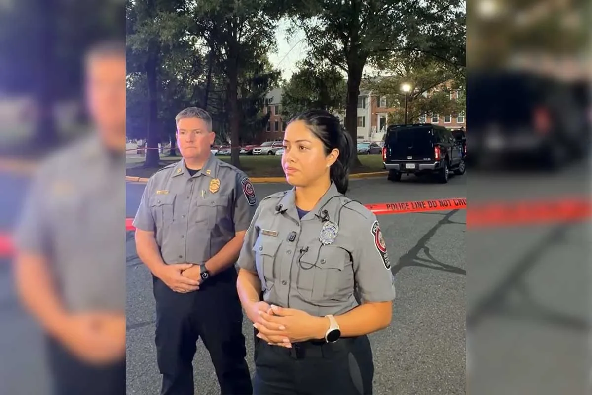 Ingrid Palencia with the FCPD’s public affairs office said during a press conference about the Centreville deaths of a husband and wife