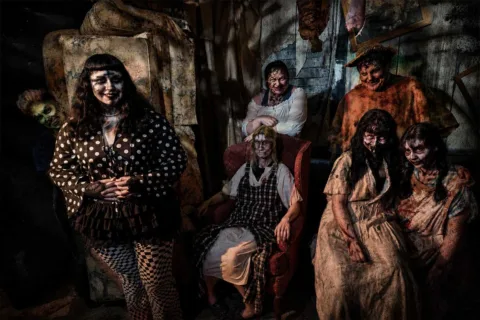 monsters at Milltown Haunt in Lovettesville