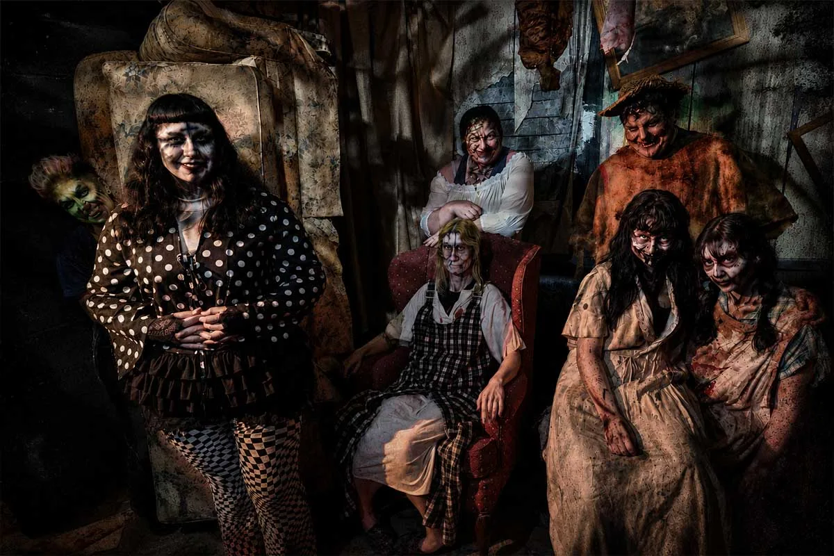 monsters at Milltown Haunt in Lovettesville