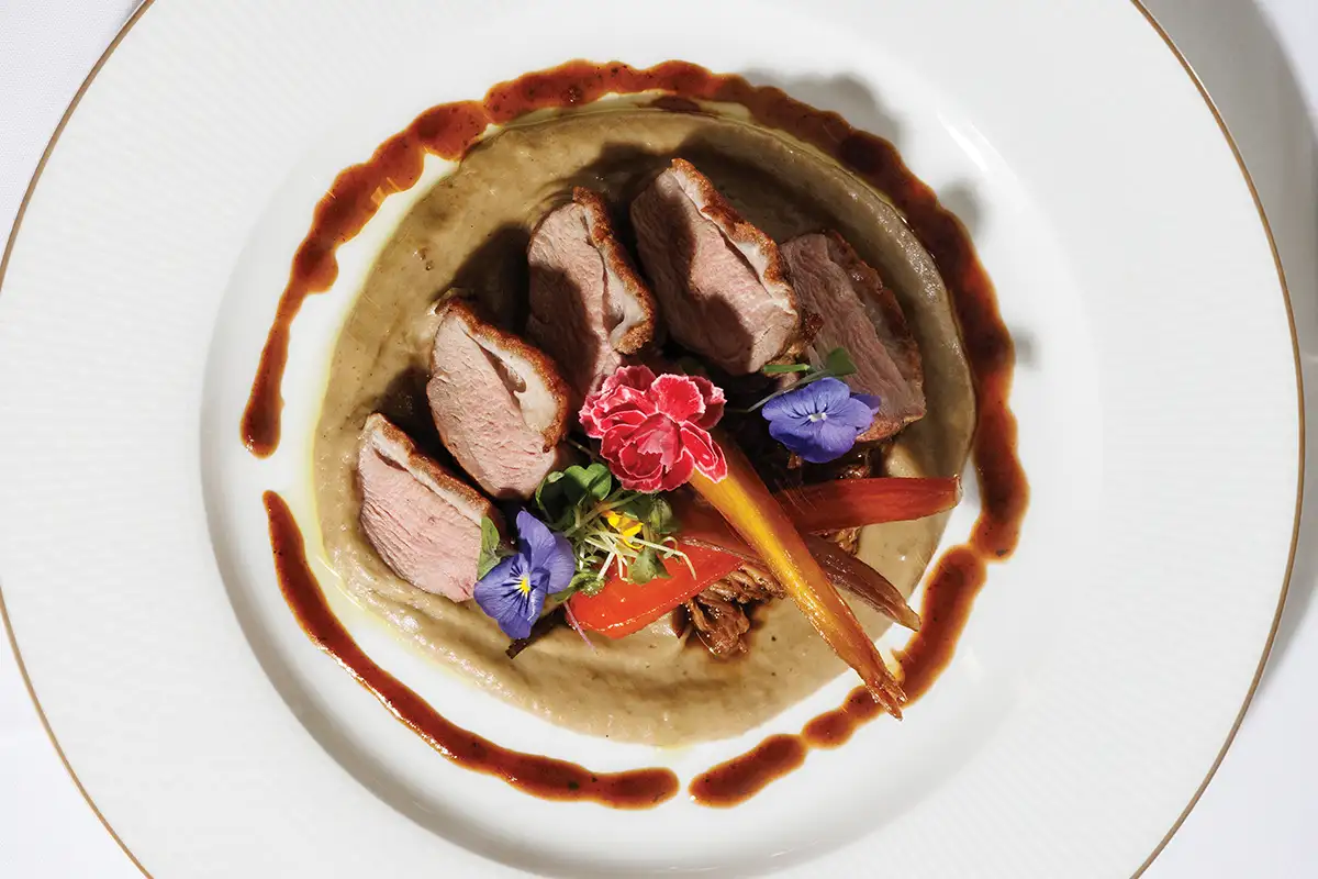 dish at bourbon & fig