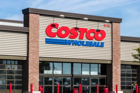 the exterior of a Costco building