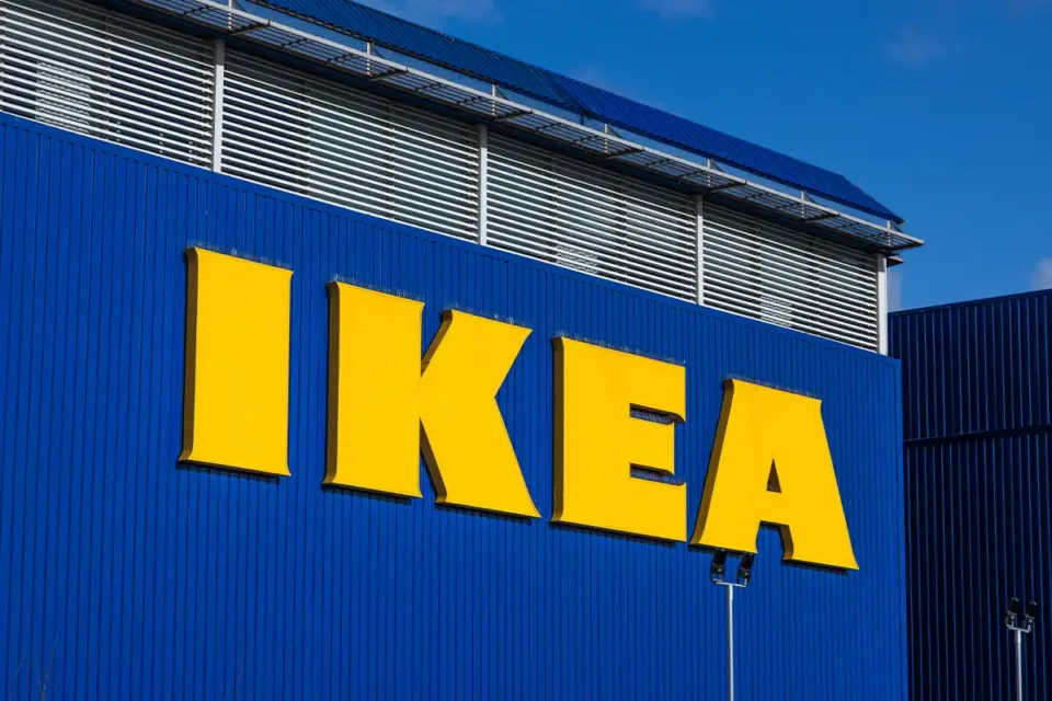 the exterior sign on an IKEA store