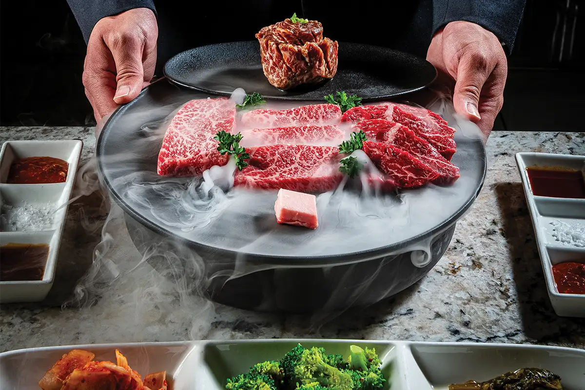 cuts of beef at Ingle Korean Steakhouse