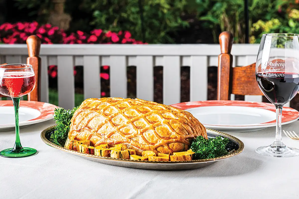 dish at L'Auberge Chez Francois