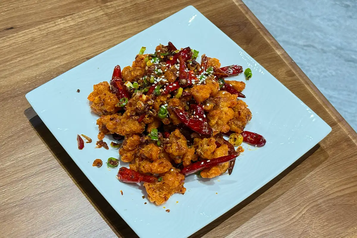 a plate of food at Chili Wok
